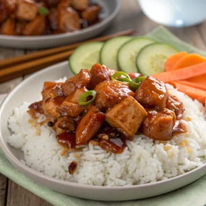 Honey BBQ Chicken Rice