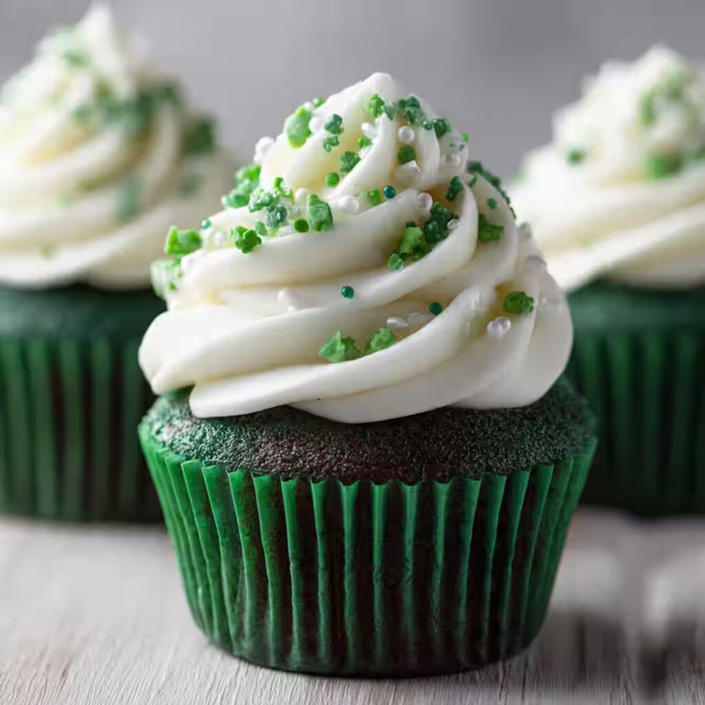Green Velvet Cupcakes