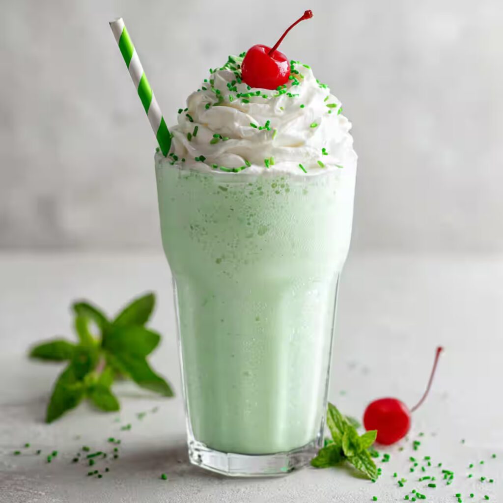 Homemade Shamrock Shake