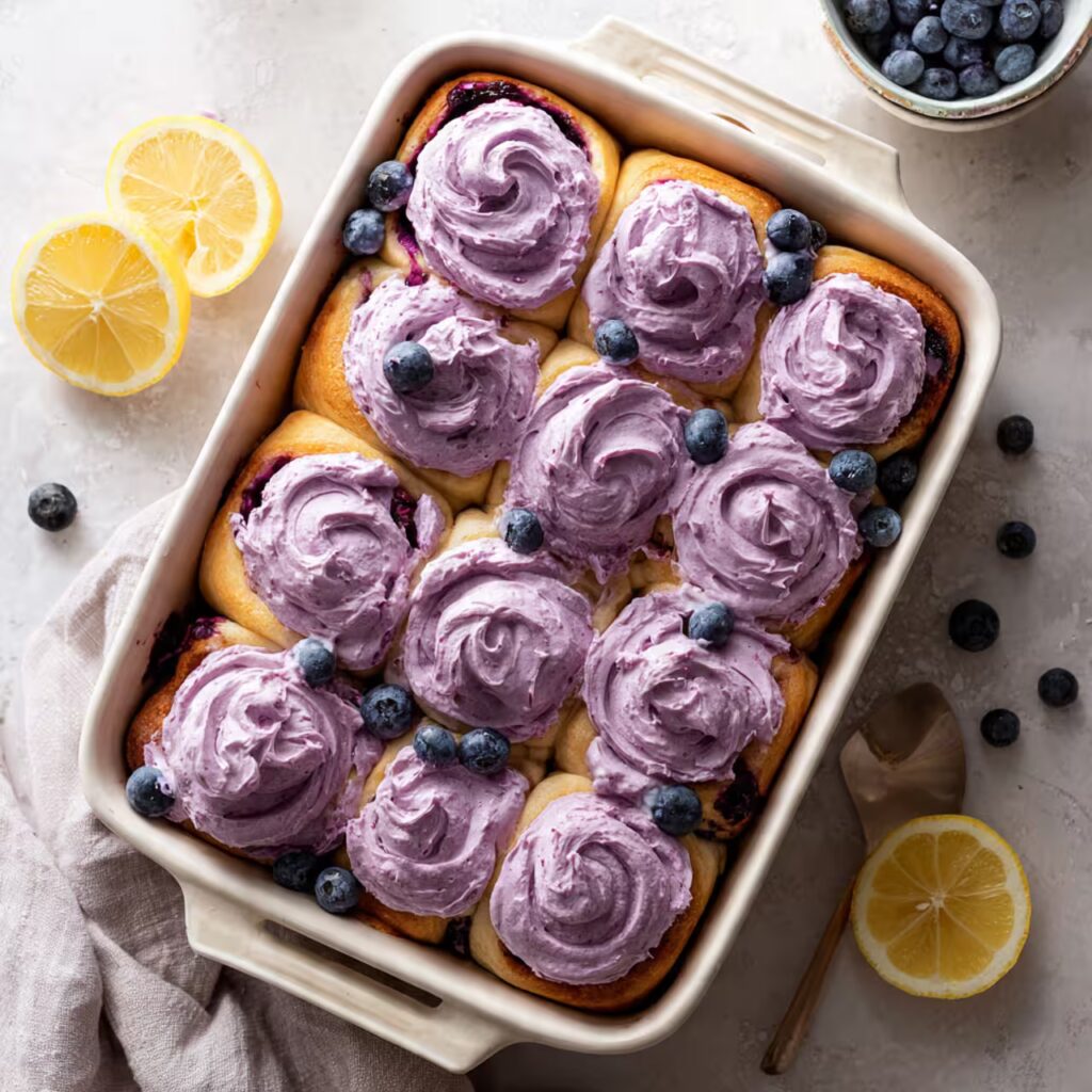 Lemon Blueberry Rolls
