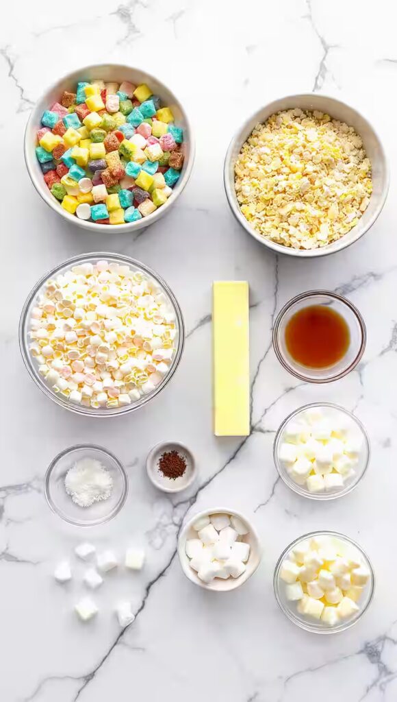 Lucky Charms Rice Krispie Treats ingredients