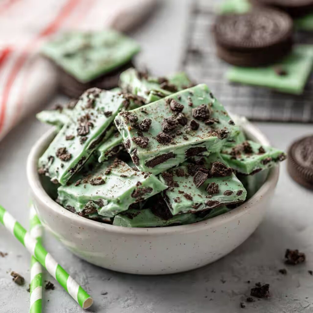 Mint Oreo Bark