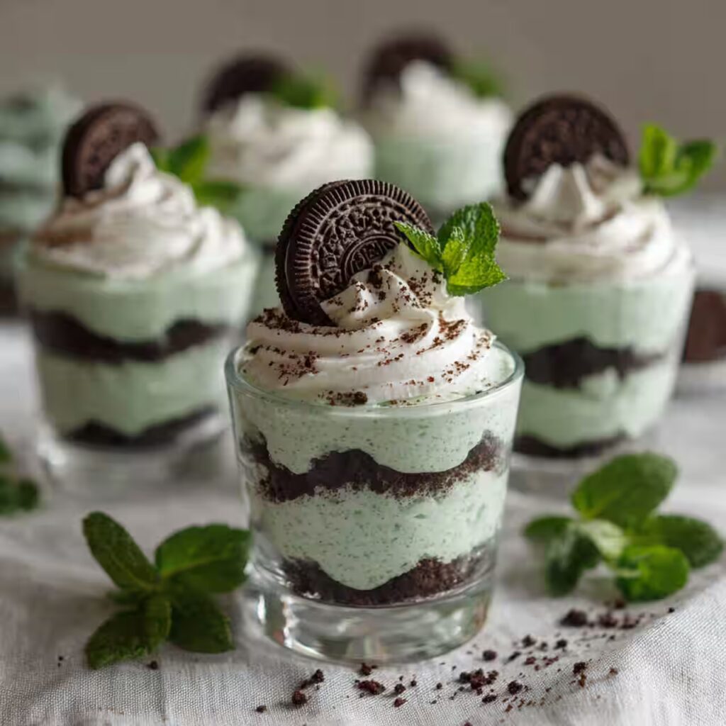 St Paddy’s Mint Cheesecake Cups
