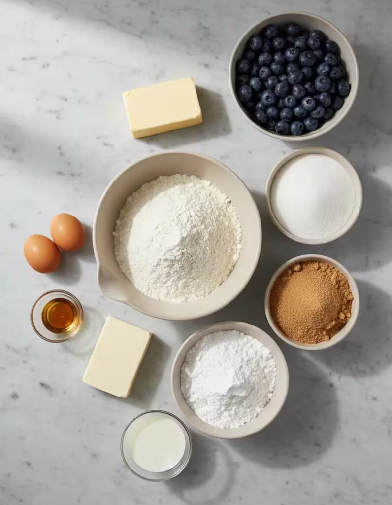 Blueberry Cheesecake Cookies Ingredients