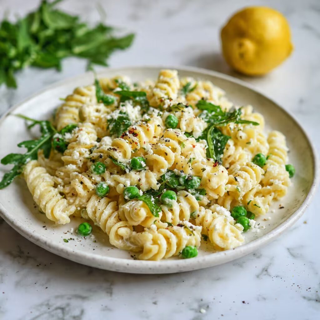Spring Pea Pasta Salad