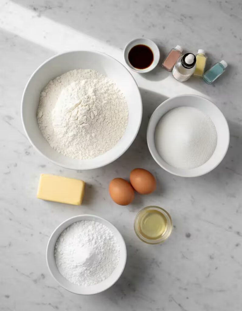 Springtime Crinkle Cookies Ingredients