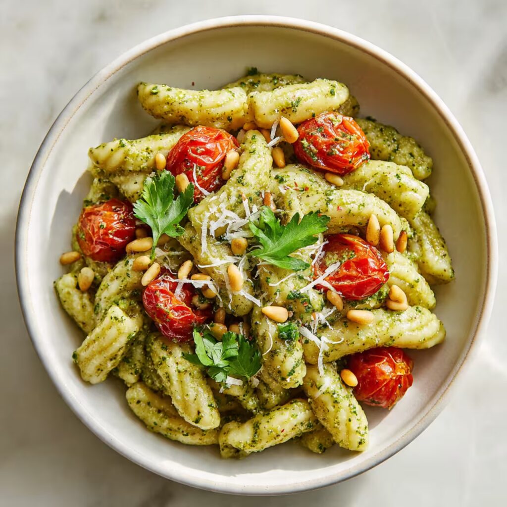 VEGAN PESTO CAVATAPPI